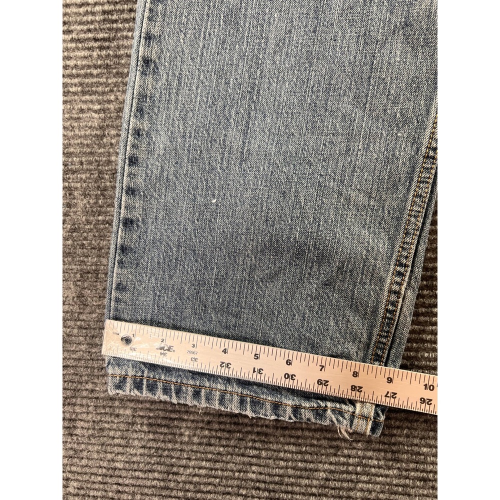 Levi's 559 Relaxed Straight Jeans Mens 36x32 Distressed Light Wash Denim Y2K - Picture 6 of 16
